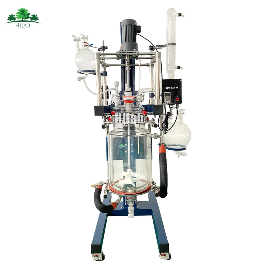 Jacketed Beaker with OD 10mm Hose Barb