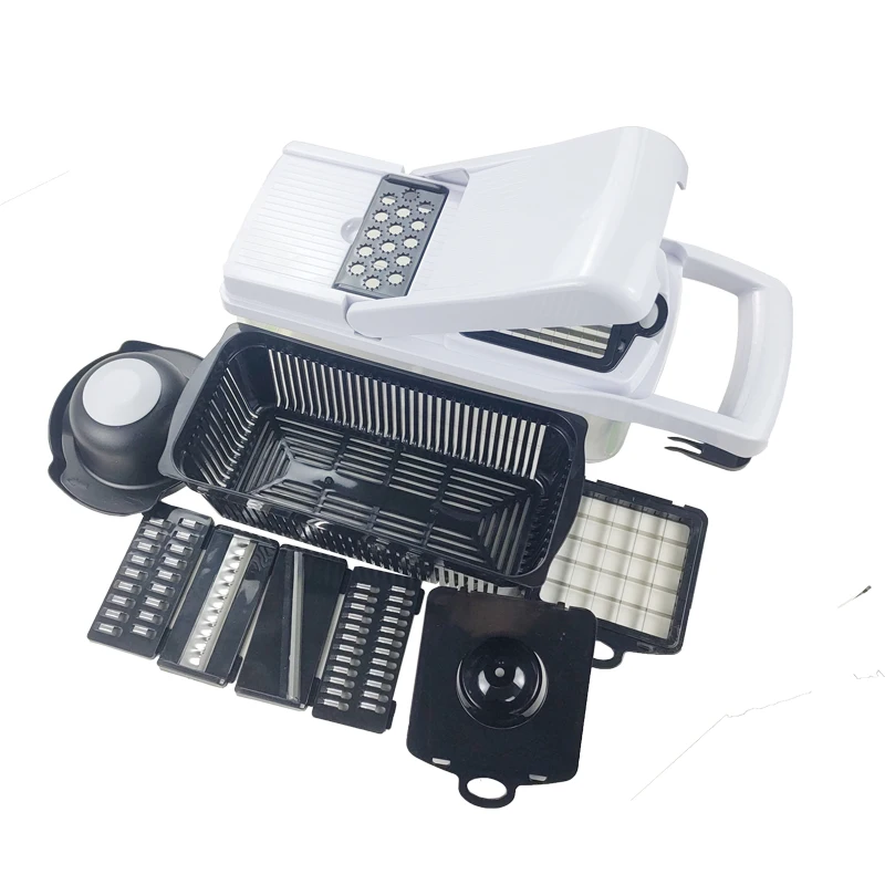 production of 15 in 1 multi-functional vegetable cutter onion potato shredding can be customized can be purchased directly