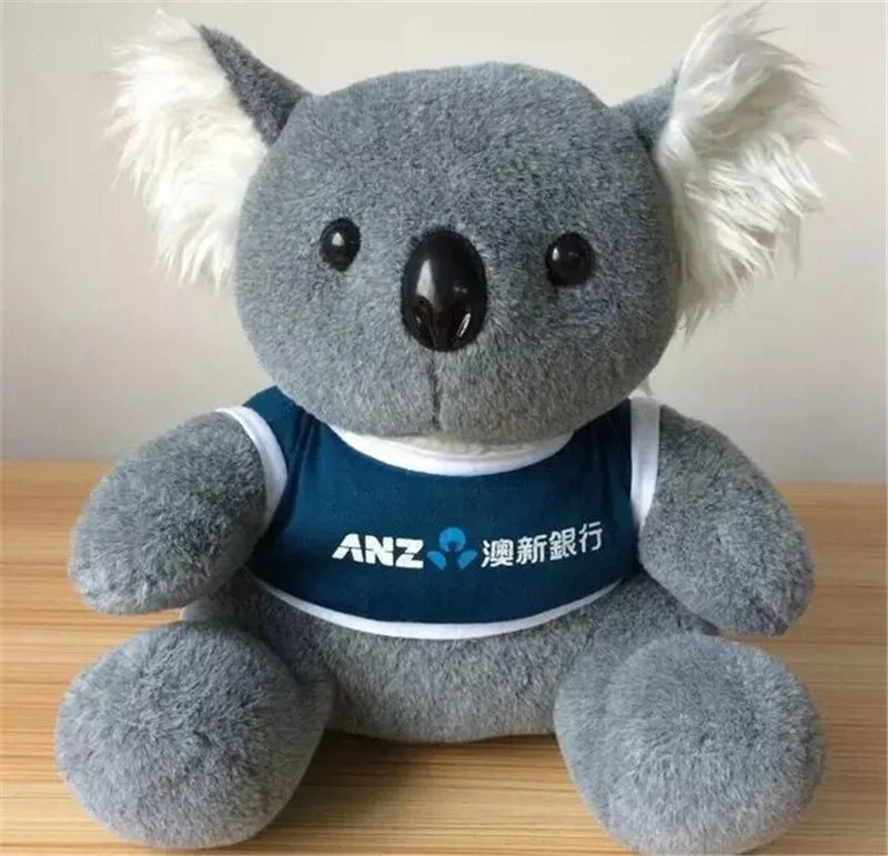 Custom Sublimation print T-shirt Plush Australia Koala animal stuffed toy