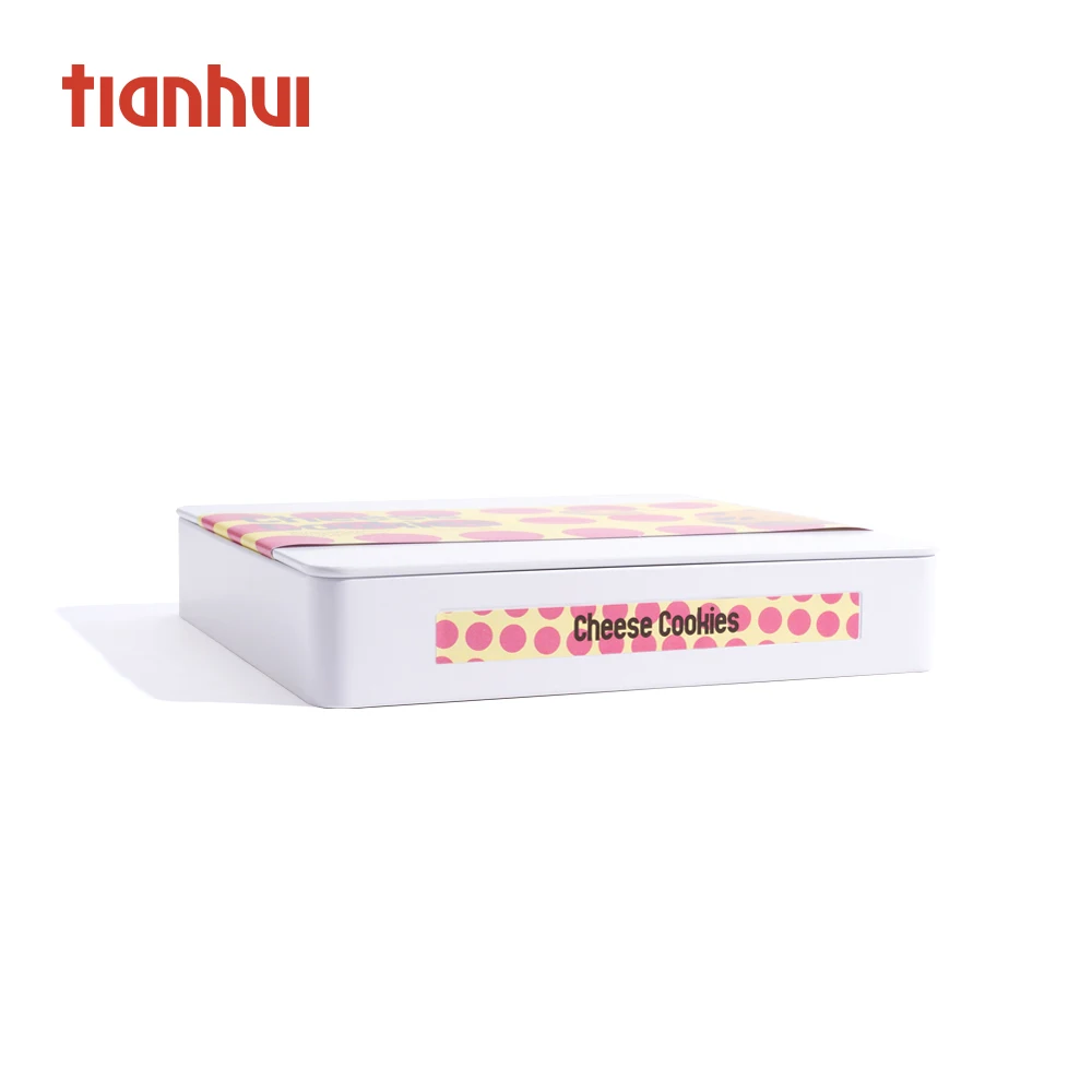 Elegant Metal Tinplate Red Black Tea Gift Boxes with 18 Tin Canisters for Candy Cookie Storage