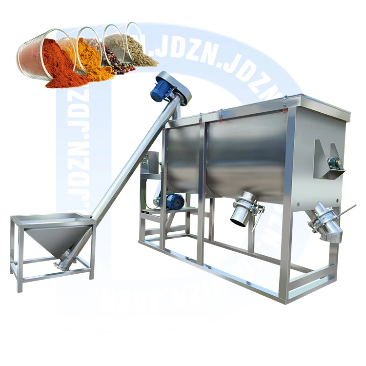 Horizontal Mixer 500kg 1000kg 2000kg v shape dry powder mixing machine for food processing blender