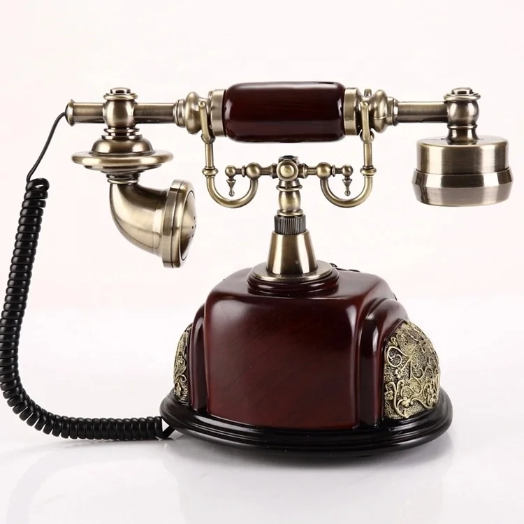 European Royal Luxury High Quality Antique Phones With Screen Wire Rotary Telephones