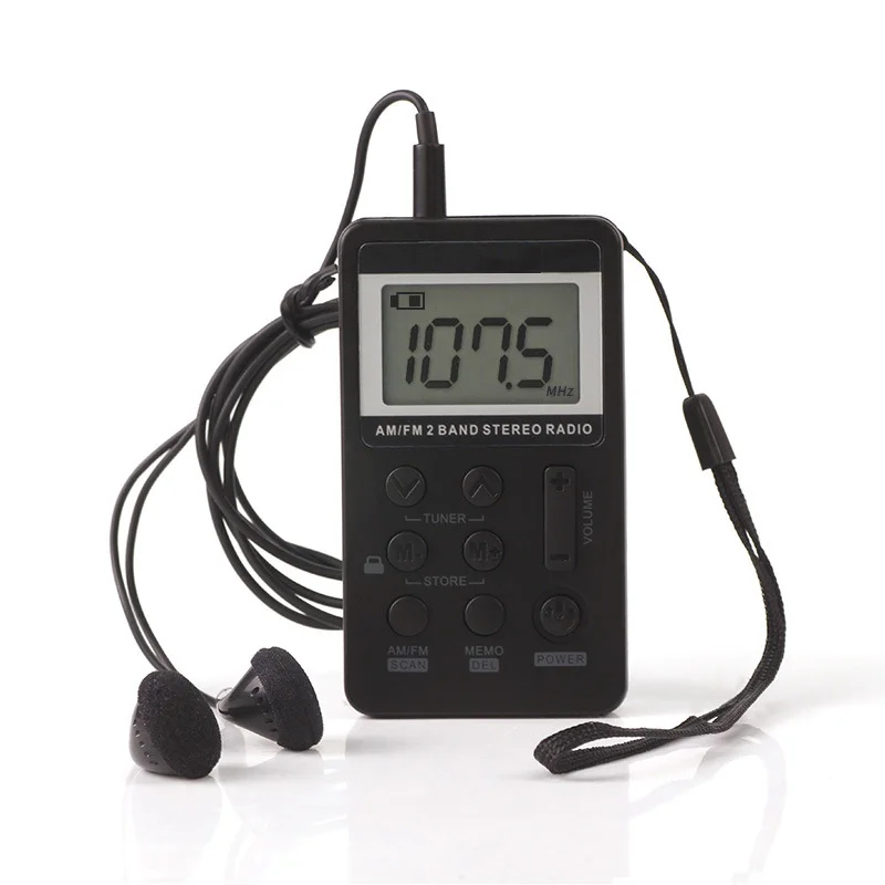Mini portable digital display elderly Digital Frequency With LCD Display Low Price Portable Radio