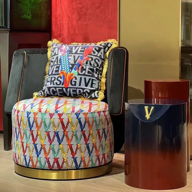 Furnistyle Italian Design Luxury Armchair For Living Room Furniture With Solid Wood Frame Modern Comfortable Chairs Sofa Set