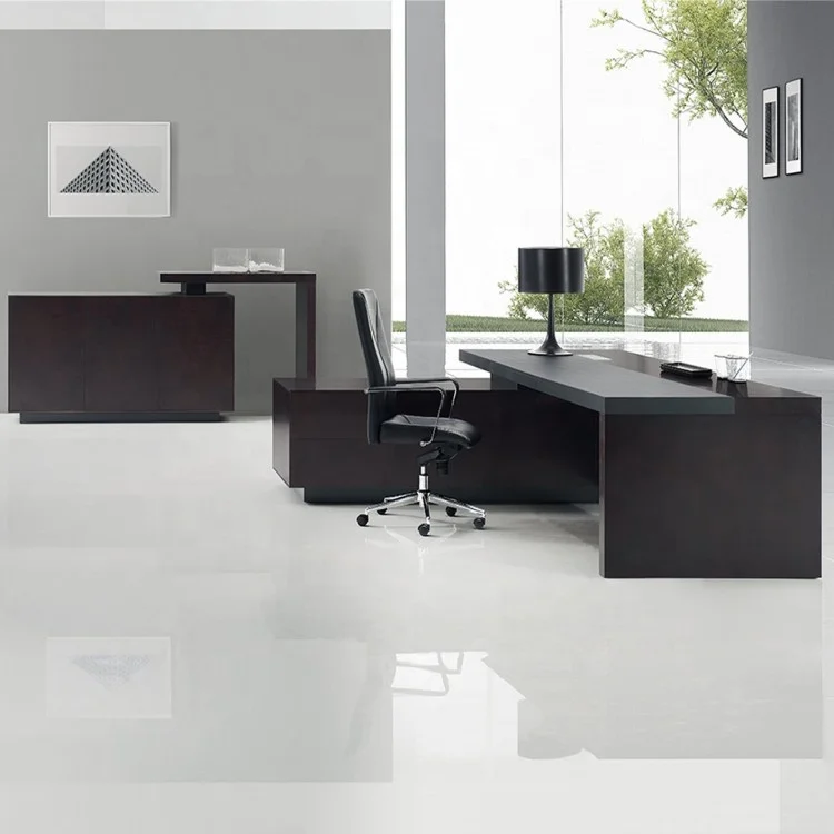 Elegant Design Classical Solid Wood Executive Office boss table