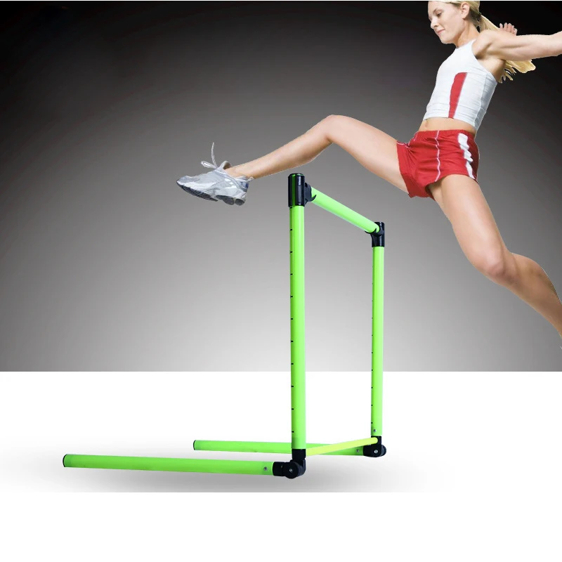 Football Training Equipment Folding Portable Football Training Hurdle Height Adjustable Agility Bar