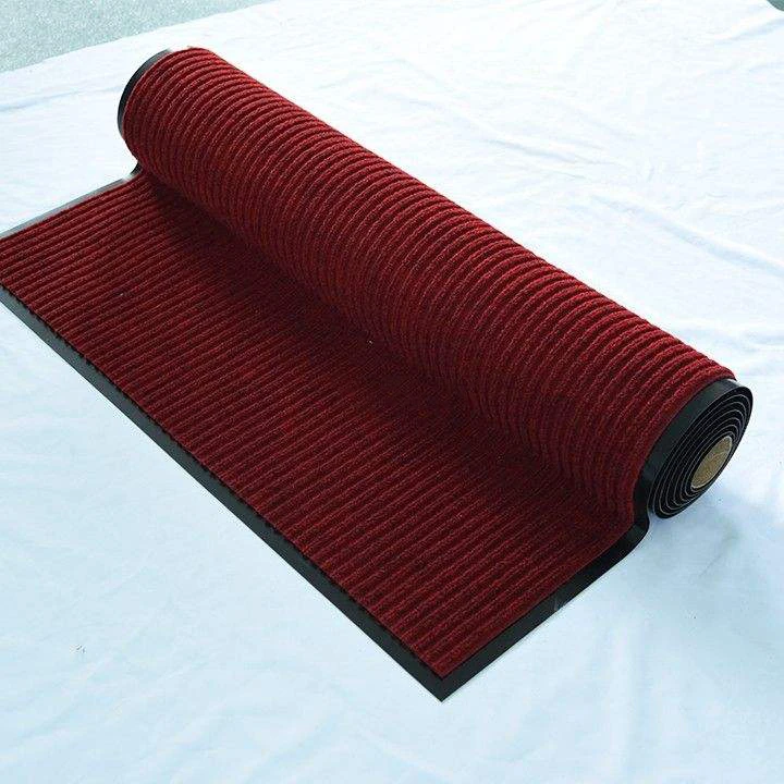 Enhance Safety with Non-Woven Twin-Ribbed Anti-Slip Entrance Mat for Welcoming Guests with a Durable PVC Floor Mat