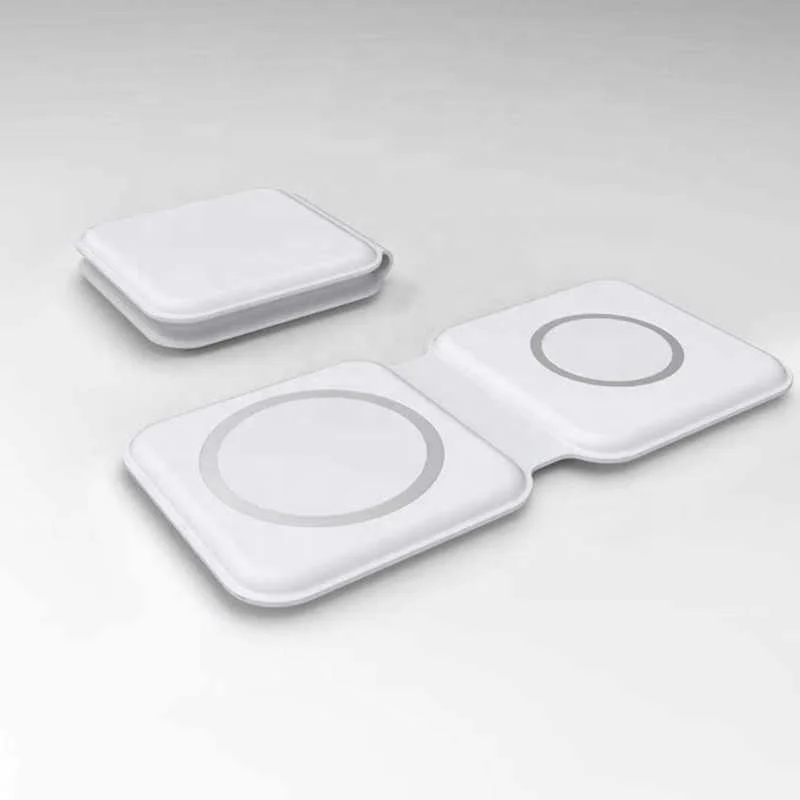 Лидер продаж 2021 складное магнитное Беспроводное зарядное устройство для Iphone 12 Apple