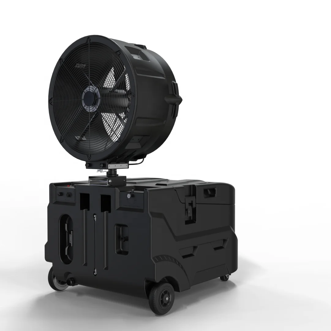 103 галлонов мощный колебательный мобильный портативный вентилятор системы тумана коммерческий распылительный с водой для наружных