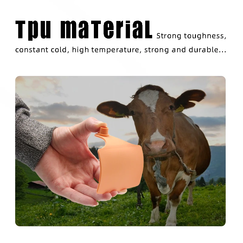 Hot Selling TPU Material Ear Tags for Cattle Cow Animal Ear Tag for Farm Livestock Farm