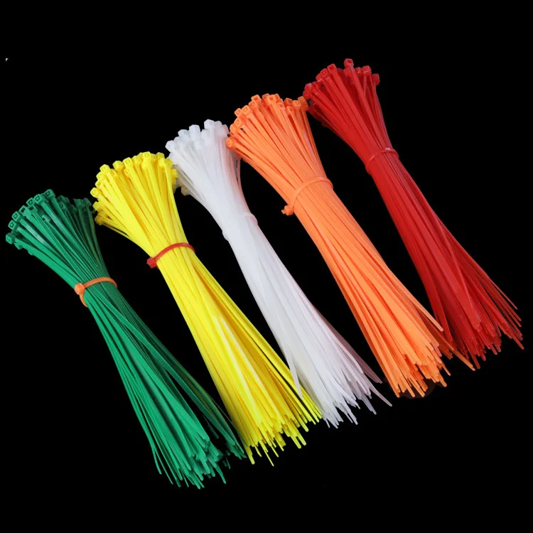 Wholesale Plastic Nylon Wire Cable Zip Ties CE Colorful Organiser Fasten Cableties
