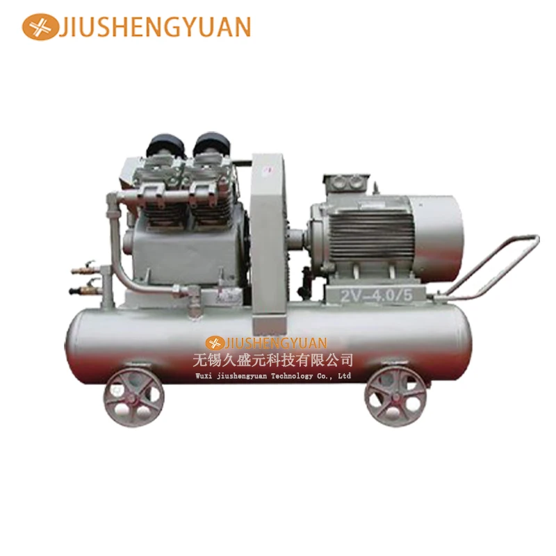 Jiushengyuan air-compressor best sale brand 20hp 15kw heavy duty diesel engine piston air compressor for mining