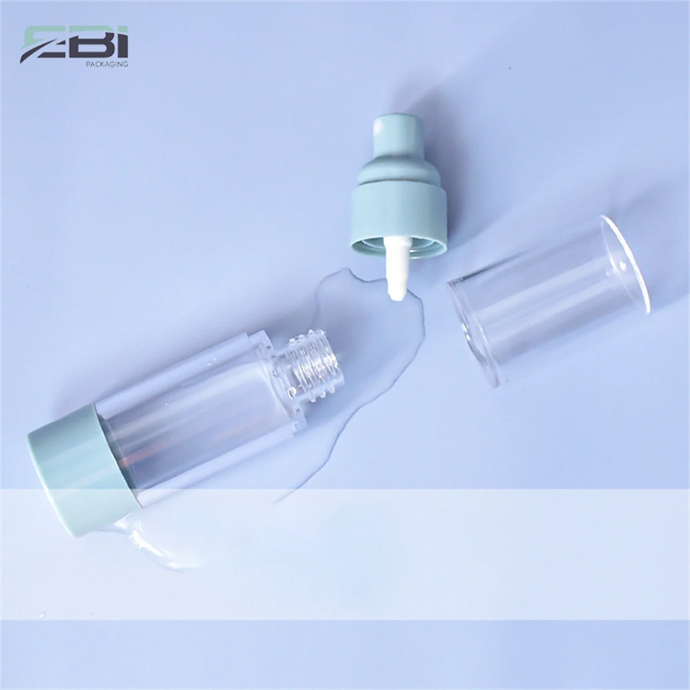 Nordic style degradable cylinder  china PET 30 lotion bottle with spray pump  airless hair  spray bottle