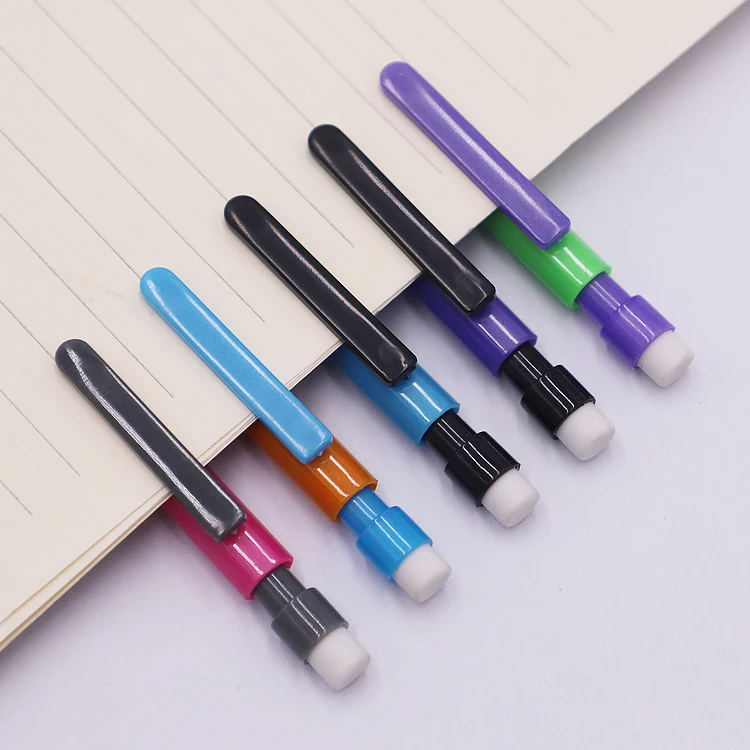 Classic Plastic Mechanical Pencil Set Smooth Dark Writing Black Lead Students Pencil