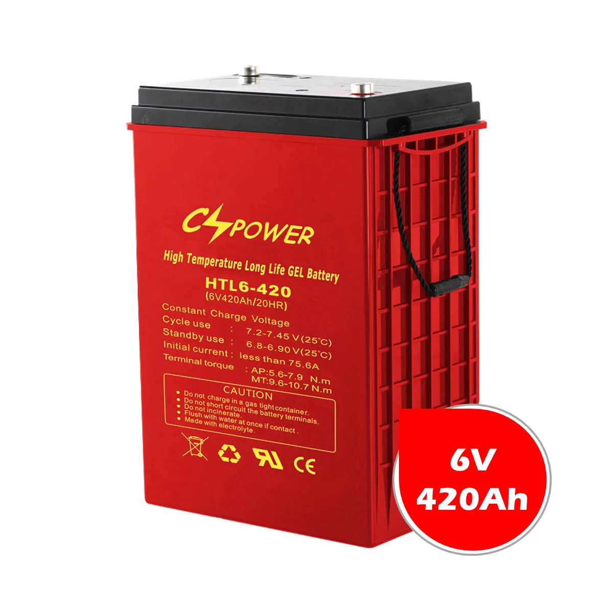 CSPower 6 В 402Ah солнечная батарея глубокого цикла троянская качественная ree: L16P HTL6-420 Leo