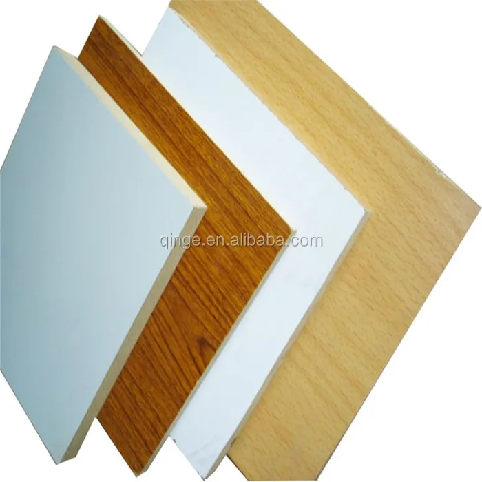 sublimation mdf wood with melamine laser cutting for office furniture and door