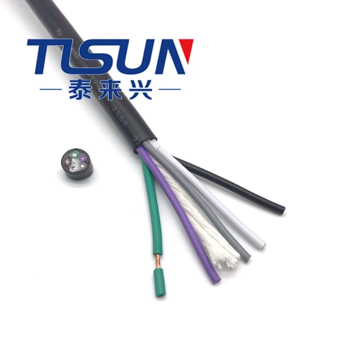 UL  Listed  Special PVC ul2586 5x18AWG  AWM Cable  For Machine Tools