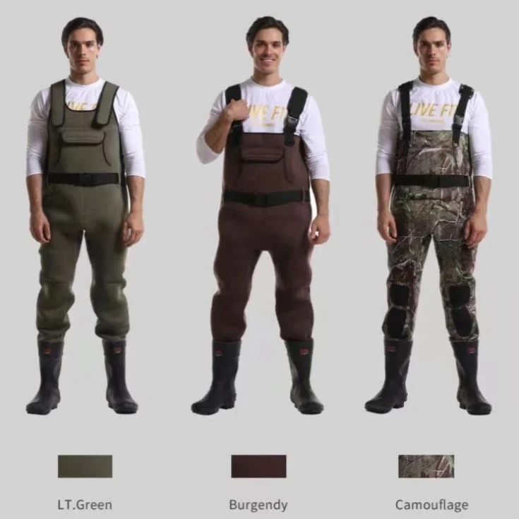 YIHENG Custom Wholesale Breathable Chest Nylon Wader Finntrail