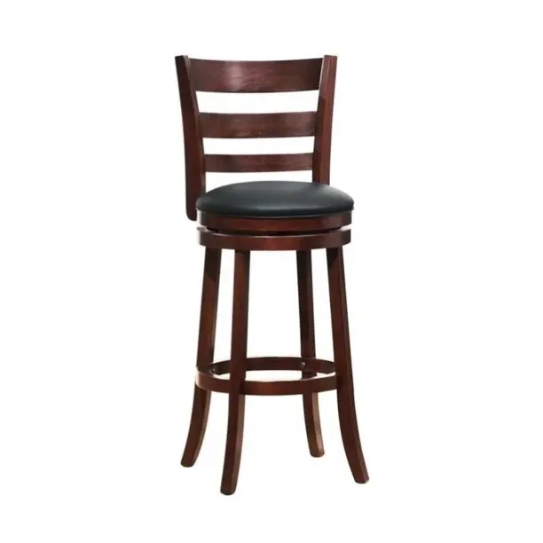 Top Rated Swivel Leather Bar High Counter Stool Kitchen Bar Stools