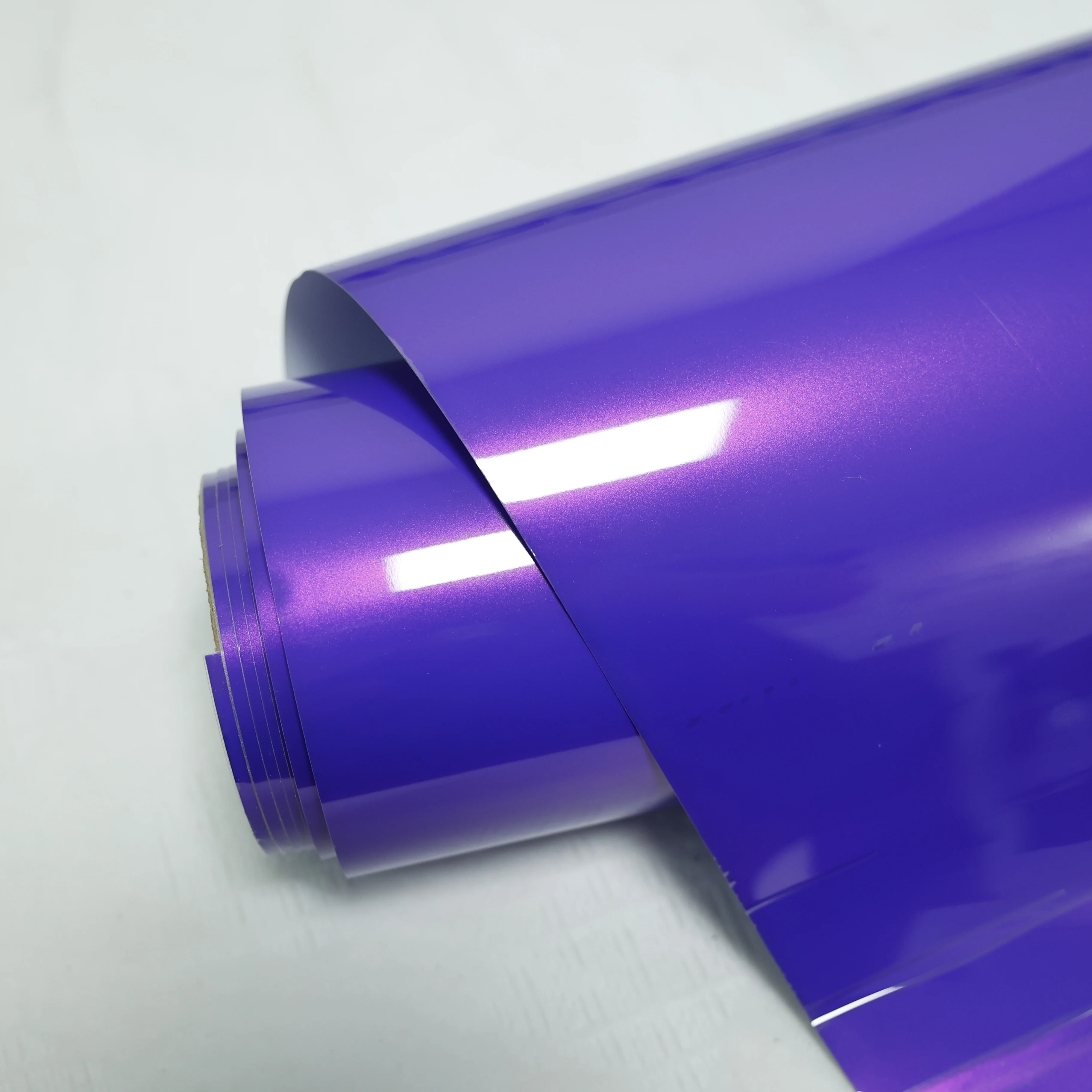 Highcool 1.52*17m Factory Direct Self-Healing & Anti-Scratch Ppf Film Explosion Purple Color Change for Auto Decoration Car Film