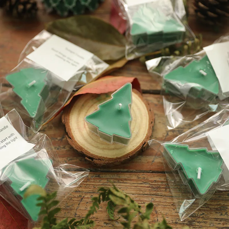 Рождественский Ароматизированный Чай, световое восковое украшение стола, креативное украшение, романтическая Рождественская елка, свеча