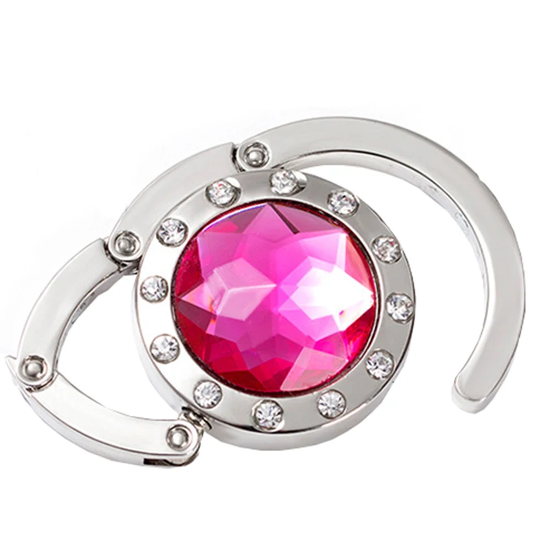 Metal Purse Hook Folding Table Hanger Holder Women Bag Storage Foldable Handbag Hanger