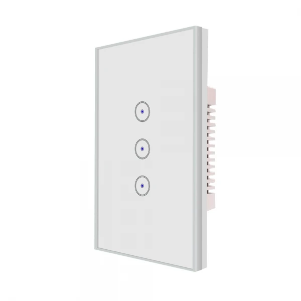 Xenon WiFi wall panel switch remote control crystal glass touch wall smart switch glass 1 gang 2 way US panel switch