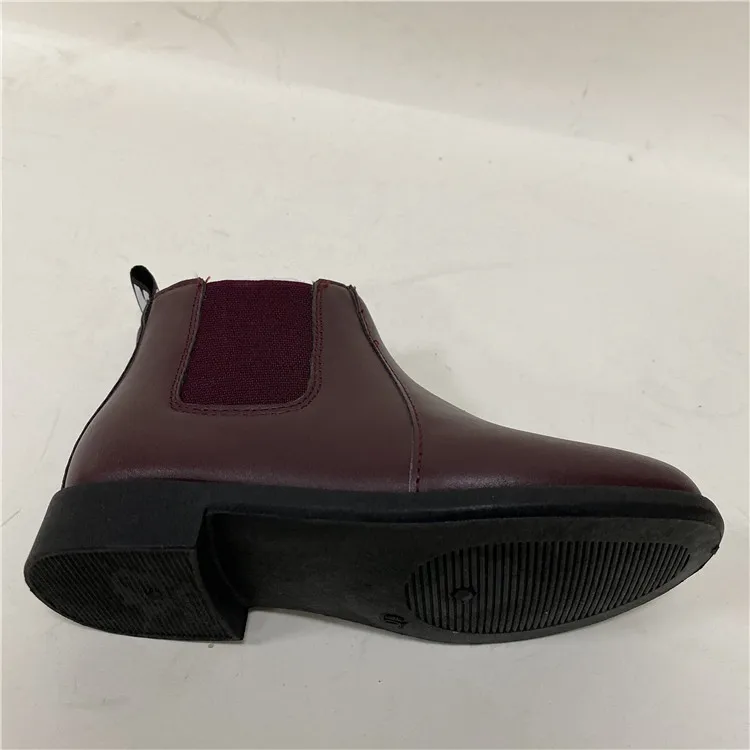 2020 Winter Red Genuine Leather Baby Girl Chelsea Boots Comfy Light Weight Girls Shoes