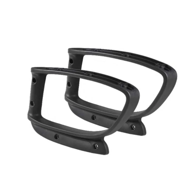 Office Accessories Black Color Wholesale Fixed Leather Office Chair Armrest