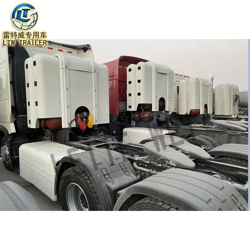 Б/у Sinotruck Howo Tx T7h тяжелый грузовик 440 лошадиных сил Cng тягач на продажу