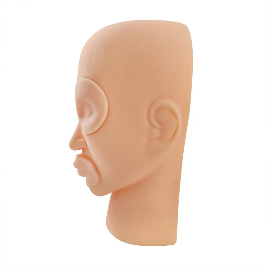 Mannequin Head Face Skin 3D Microblading Permanent Makeup Eyebrow Lip Tattoo Practice Human Mannequin Head Face Skin Accessories
