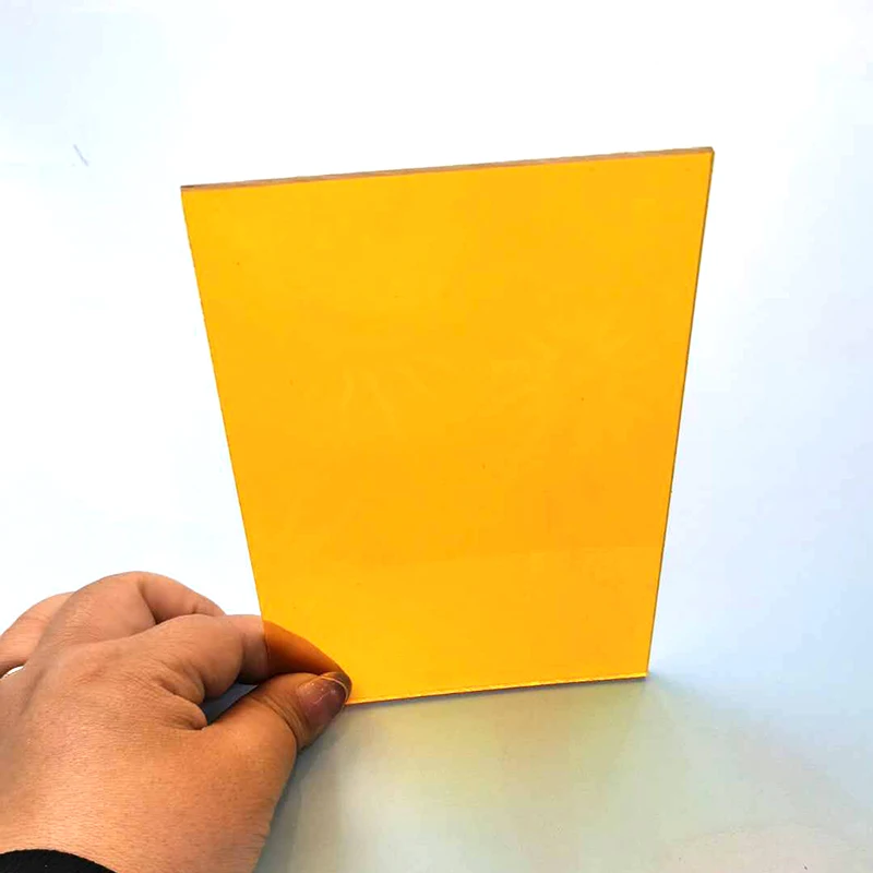 2mm clear color solid polycarbonate sheet plastic anti glare polycarbonate sheet