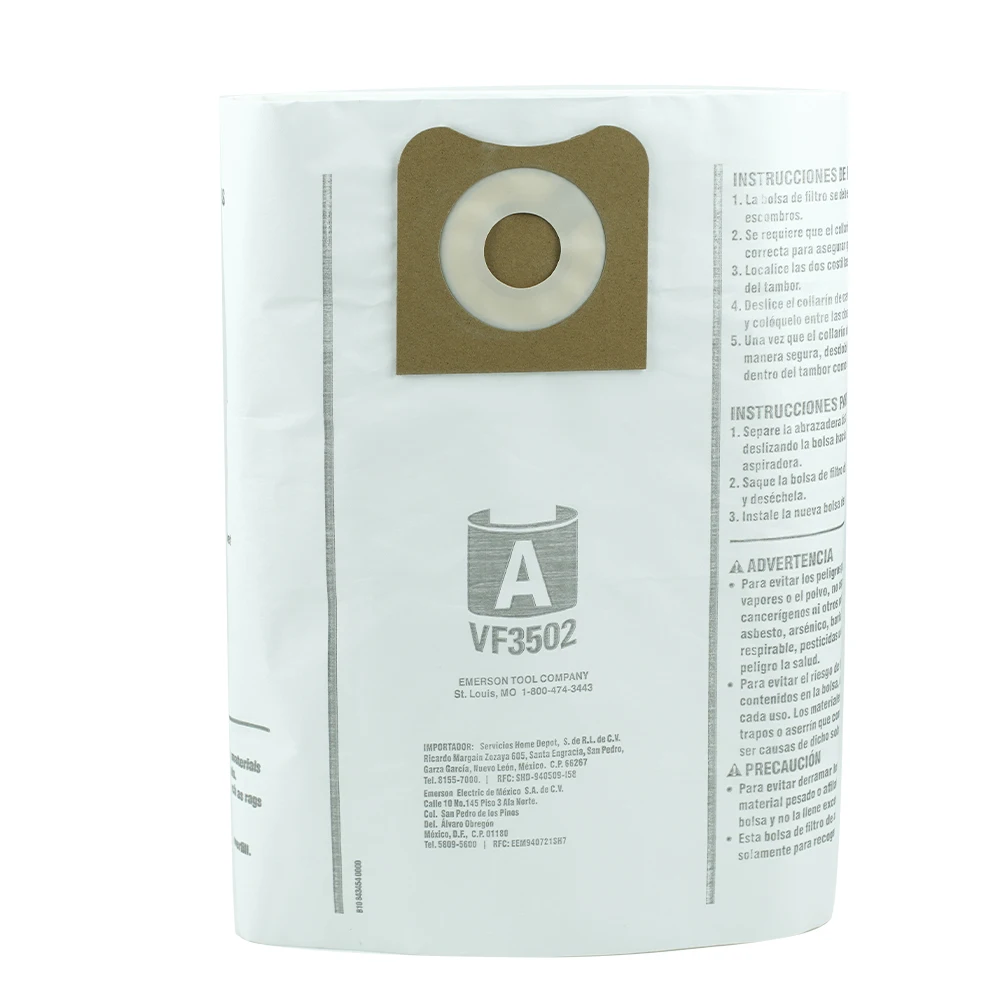 Replacement for Ridgids VF3502 Filter Dust Bags Compatible Vacuum Cleaner Bags