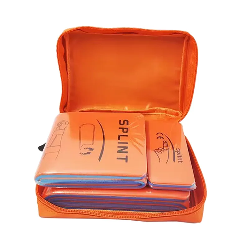 Medical first aid splint set for finger toe reusable emergency splint