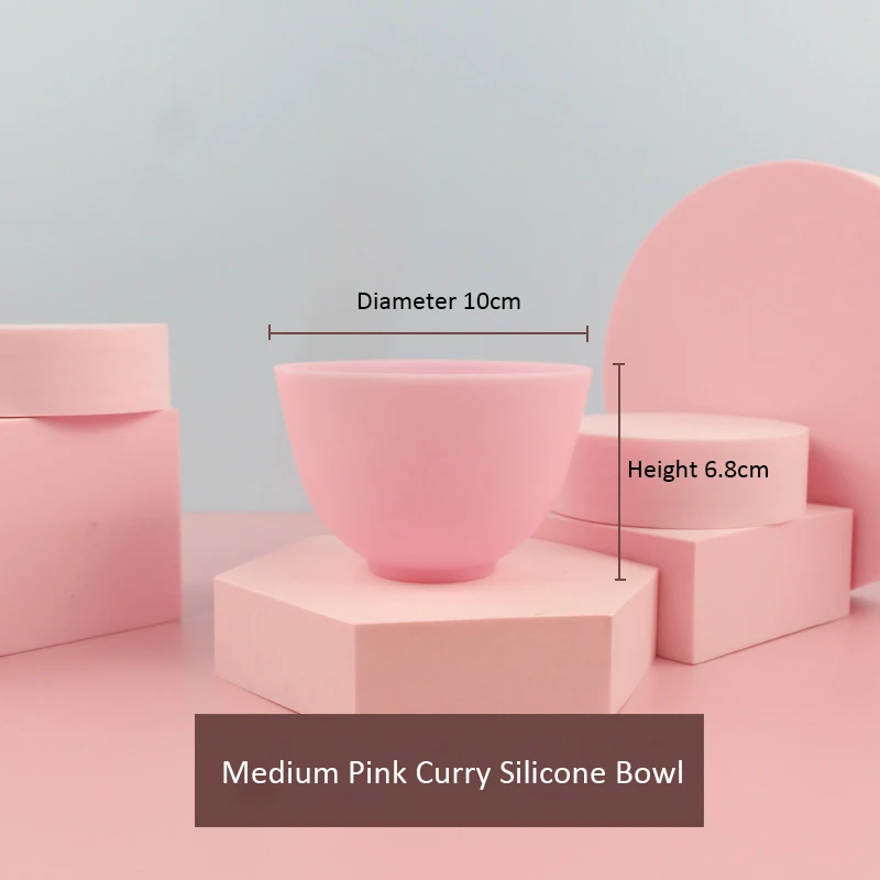 Skin Care Customized Soft Silicone Flexible mask Mixing Bowl Lady Diy Facial Mask Bowl