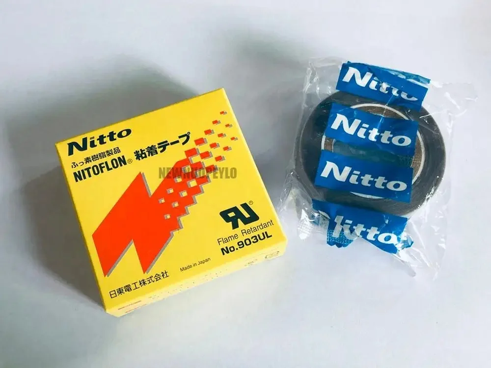 Original high quality Japan NITTO DENKO 903UL Tape T0.08*W(13 19 25)*L10m NITOFLON Waterproof Single Sided Heat Resistance