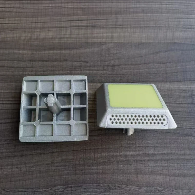 road stone glow in the dark Fluorescent aluminum reflective cat eye road stud