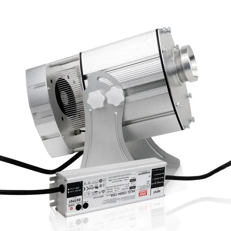 300w ip65 outdoor waterproof commercial street door laser logo light rotating gobo projector wedding led advertising light