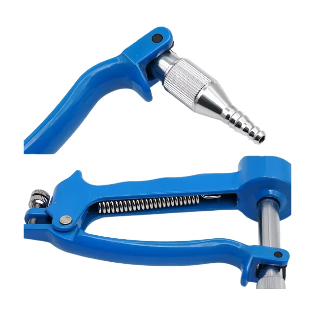 5ML 10ML 20ML 30ml Animal Medicine Feeding Gun Syringe Adjustable Veterinary Automatic Continuous Metal Drench Gun Cow Drencher