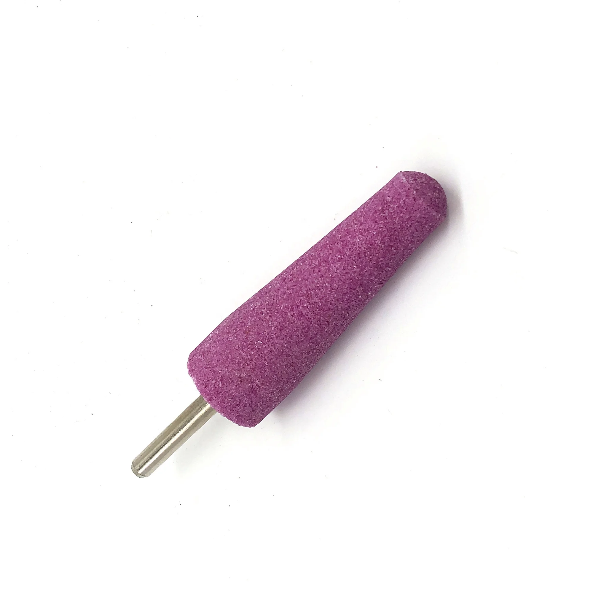 Pink Ceramic Mounted Point wheel used for metal grinding