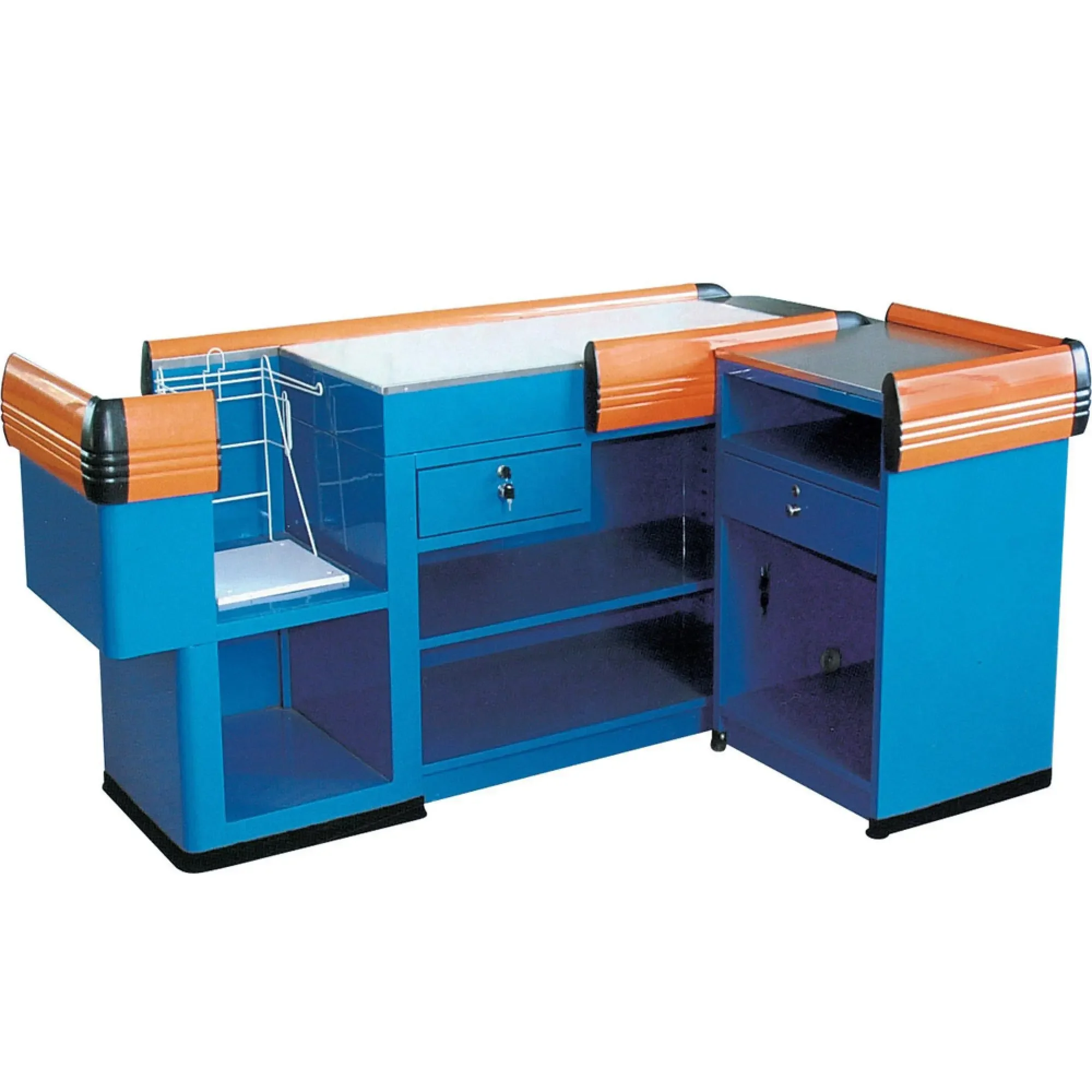 Customized size cashier desk for supermarket