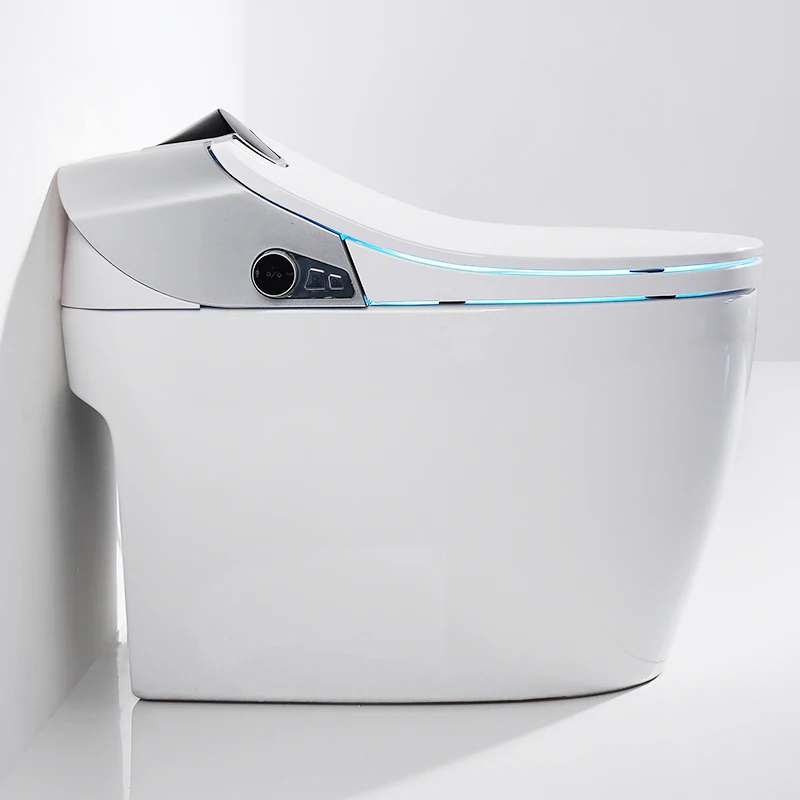 Wholesale multi-function ceramic luxury bathroom smart wc toilet  S trap siphonic intelligent toilet commodes
