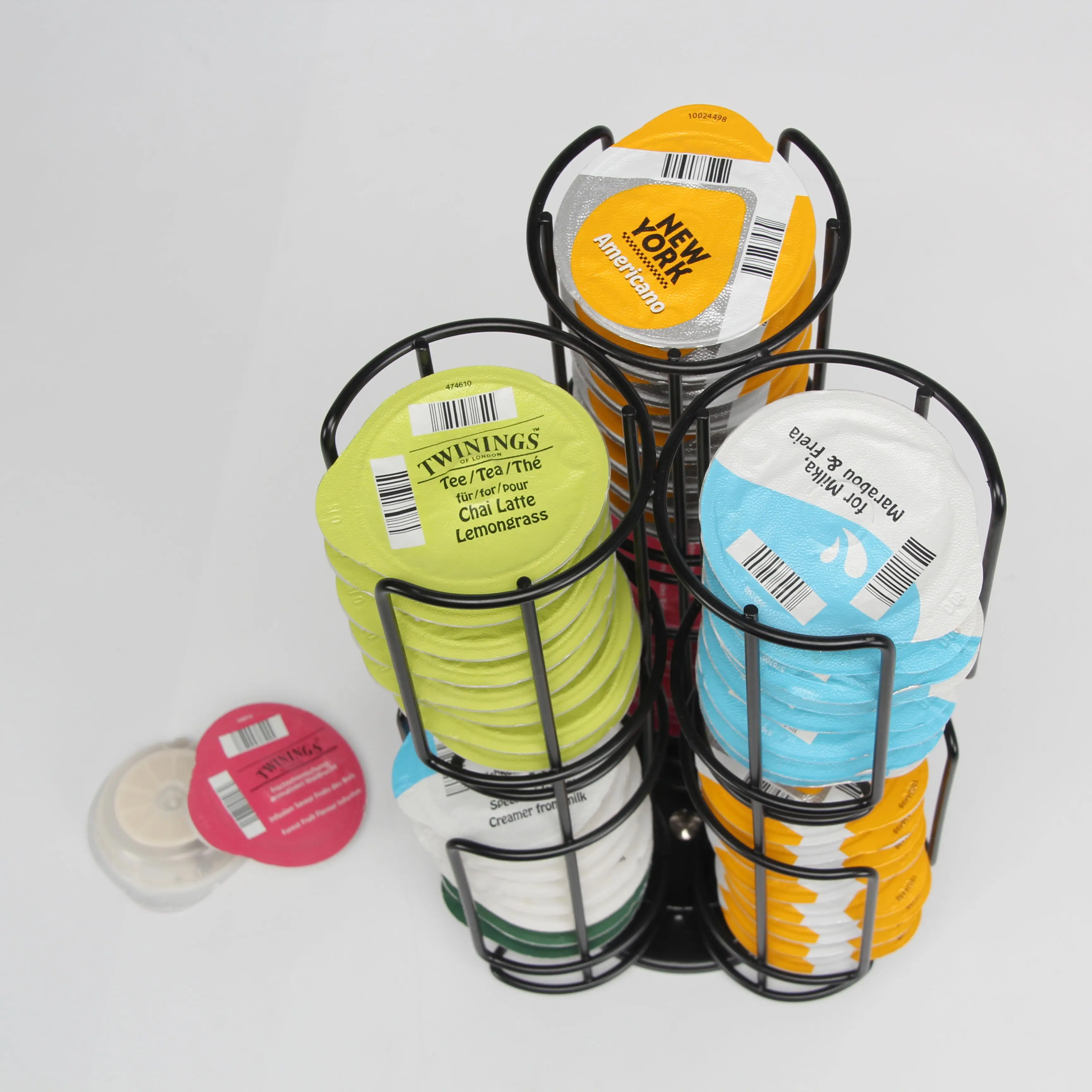 Modern 48pcs High Quality Steel Tassimo Coffee Capsule Holder 1mm Dimensional Tolerance Kitchen Organizer Coffee Pod Design