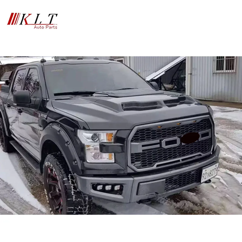 KLT High Quality Raptor Style Bonnet Engine Hood Fit For Ford F150 2018-2021