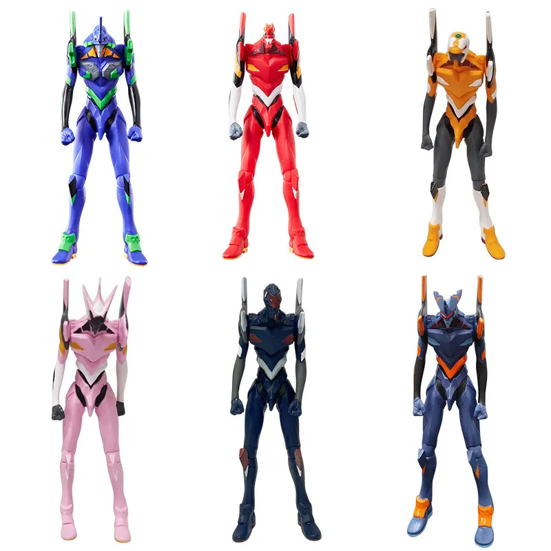 Popular anime characters model toy 6 styles evangelions anime figures collection wholesale collectible toys