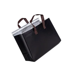 Beer Ice Cream Keep Cold Pizza Dessert Keep Fresh Insulated Pouch Zipper Hand-held Restaurant Food Take-out Thermal Cooler Bags