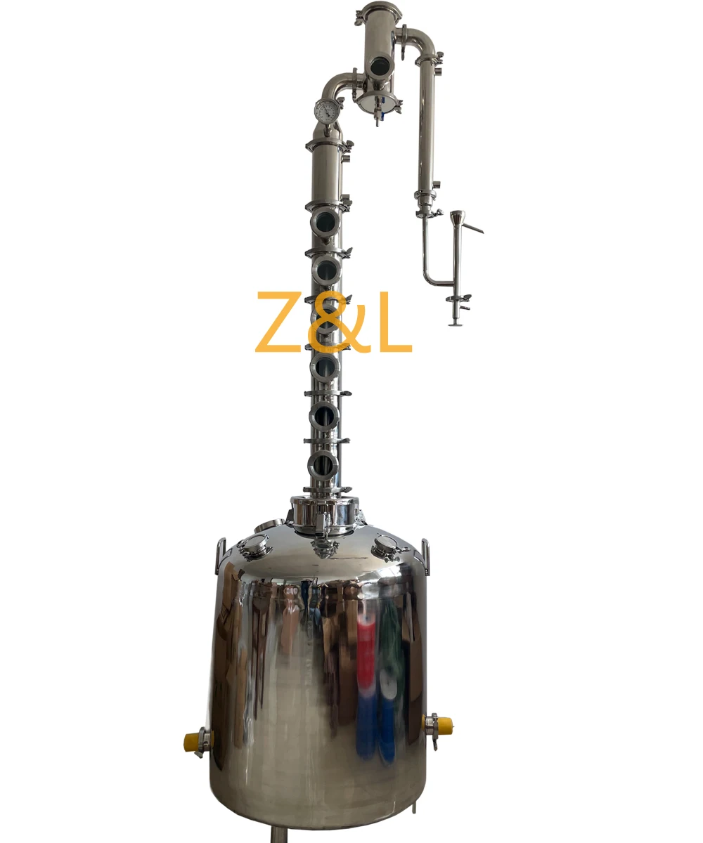 Gin distillery equipment home alcohol distiller 30l 50l 100l electric heating stills copper pot stills distillate