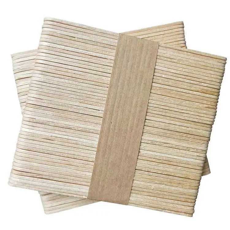 Best selling cheap high quality wooden ice cream craft sticks popsicle sticks