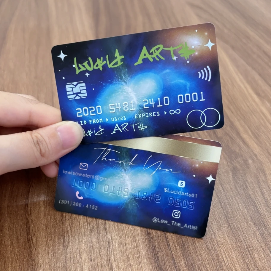 Custom Luxury UV Printed Visiting Card Loyalty VIP Membership Warranty Card Plastic PVC Business Gift Cards