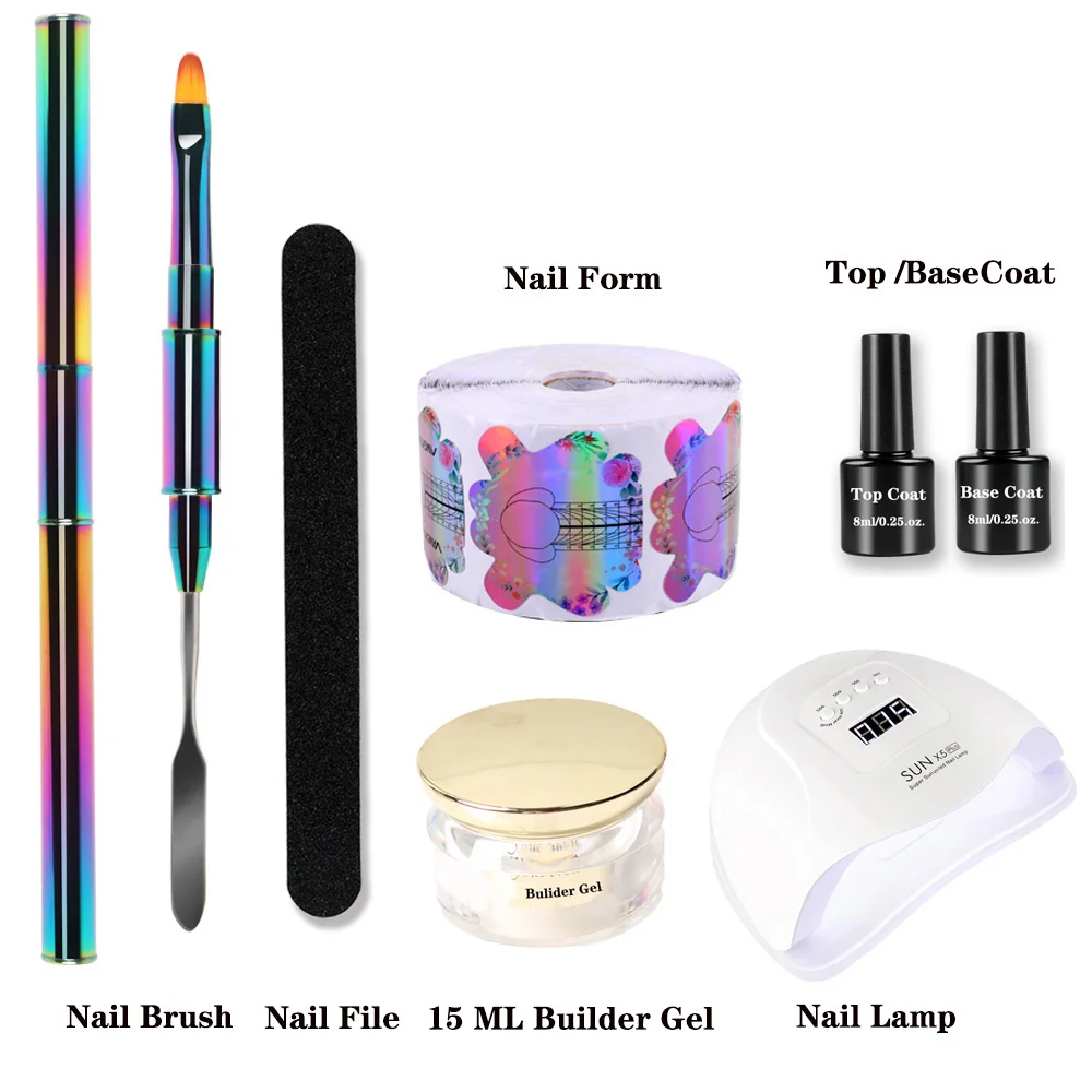  BQAN Oem Nail Poly Gel Set Hard Builder In A Bottle Gor Extension Art Acrgel